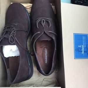 Vintage Rockport Women’s Suede Lace Up Oxford New In Box